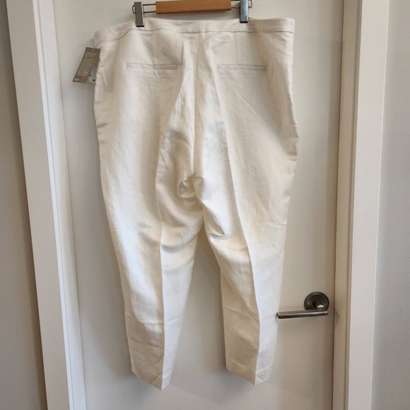 New H&M White Linen Pants - Picture 2 of 5